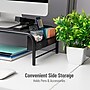 Mind Reader Ventilated Monitor Stand, Up to 24" Monitor, Black (MESHM-BLK)~#|#~39AA6CE6-4D3A-4B4E-9EDC24246C2874B0_sc7
