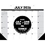 2026-2027 Willow Creek Basic 22" x 17" Academic Monthly Desk Pad Calendar, Black/White (64719)~#|#~39AF8692-2F5A-459F-8A41007859A3C3A8_sc7