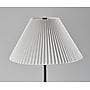 Simplee Adesso Jeremy 60.75"H Black Floor Lamp with White Pleated Fabric Shade (SL9500-01)~#|#~39B9E665-BFF3-494C-9DA5FA3C150C174E_sc7