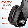 Delton 20X Professional USB-C Noise Canceling Bluetooth Mono Phone & Computer Headset, Black (DBTHEAD20XBTDL)~#|#~39BAAA37-F769-4246-8F9A64F84D73838B_sc7