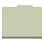Ecom Folders Recycled Pressboard Classification Folder, 2" Expansion, Letter Size, Green, 25/Box (DV-T42-02-3GRN)~#|#~39C0B867-186C-4A7A-A3831F768F68CCB5_sc7