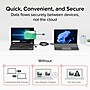 Plugable 6.6' USB Data Transfer Cable with USB-C Adapters (USBC-TRAN)~#|#~39D8BE87-821E-46B6-8B8B339B6EA260A3_sc7