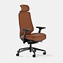 Branch Leather Ergonomic Chair Pro Headrest, Black/Saddle (13-47-00-15)~#|#~39DDD8F4-3025-4B9C-8AB947B8E6DFDC3C_sc7
