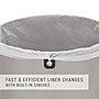Rubbermaid Refine Stainless Steel Indoor Trash Can with Open Lid, 16 Gallon, Silver (2147550)~#|#~39FE65C4-F3B3-4818-B9D751EB1E1FED78_sc7