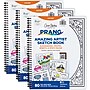 Prang Cassie Stephens 8.5" x 11" Wire Bound Sketch Book, 80 Sheets/Book, 3 Books/Bundle (PAC4820-3)~#|#~3A00DB23-6140-4300-9E81D47394F03353_sc7