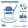 Viva Comfort Adjustable Bariatric Phlebotomy Blood Drawing Chair, 400 lbs. Capacity, Blue (ADI997-01-BLU-MK)~#|#~3A0E89E9-2993-4E26-BAA6BD48F5DE6F8F_sc7