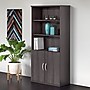 Bush Business Furniture Studio C 73"H 5-Shelf Bookcase with Adjustable Shelves, Storm Gray Laminated Wood (STC015SG)~#|#~3A12351A-77F1-4021-9B2AE2C97D9711E6_sc7