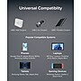 Plugable 0.5 ft. USB-C to USB-C Charging Cable, Male to Male, Black, 5/Pack (USBC-CCS5X)~#|#~3A233699-4CA8-41C7-A90643B344E33154_sc7