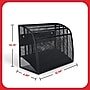 TRU RED Mesh Letter Wall File, 4‑Pocket Hanging Organizer, Black – Vertical Wall‑Mounted File Sorter for Mail & Documents~#|#~3A264454-7DAB-494B-B3E4A526D7E3C554_sc7