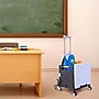 Dbest Stair Climber Quik Cart Swing Lid Four Swivel Wheeled Rolling Crate Teacher Utility, Sky Blue (01-954)~#|#~3A27D02D-5D4C-41C7-A6D80C9EC6295F84_sc7