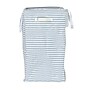 Household Essentials Collapsible 2-Section Hamper, Cotton, Blue/White (HE1161)~#|#~3A353164-1E3E-4D8B-8E9C8FDD25EBD265_sc7