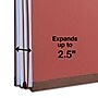 Staples® 100% Recycled Classification Folder, 2-Dividers, 2 1/2" Expansion, Legal Size, Red, 20/Box (ST614619/614619)~#|#~3A43099A-0157-4A3D-BA8A2C37E1EA3BE0_sc7