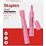 Staples Hype Tank Highlighter, Chisel Tip, Pink, 12/Pack (ST62940)~#|#~3A6CC441-5507-4E01-99AFBCEE78A89310_sc7