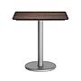 Flash Furniture TopGuard 30" x 24" Rectangular Wood Dining Table with Round Base, Dark Brown/Silver Base (ST2430WBRTR18S)~#|#~3A7B2BDE-290F-4709-A9E76F916A78C7D1_sc7