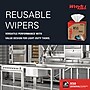 WypAll X50 Cloth Cleaning Wipers, 12.5" x 9.1", White, 168 Wipers/Box, 10/Carton (KCC83550)~#|#~EDC18A0B-4712-4839-B5F96C2E94F7B0F4_sc7