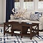 Bush Furniture Key West 47" x 24" Coffee Table, Bing Cherry (KWT148BC-03)~#|#~3A92E5CE-CF5B-423A-A8FC25DDD9EEE35C_sc7