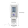 Purell CS4 Wall Mounted Hand Sanitizer Dispenser, White (5121-01)~#|#~3A963AB7-A8C0-44A0-869C93DA481FC419_sc7