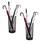 Mind Reader Umbrella Stand Entryway, Black, Metal Mesh, 2/Pack (2UMBHBASK-BLK)~#|#~3A99B048-2B23-4FDE-B86E73F9ACC56D6A_sc7