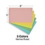 Staples 5" x 8" Index Cards, Lined, Assorted Colors, 300/Pack (TR50995)~#|#~3A9C75F3-4467-4786-A8B0E90D06EB356C_sc7