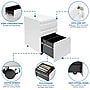 Mount-It! 3-Drawer Mobile File Cabinet, Letter & Legal Size, Lockable, 23.72"H x 14.7"W x 18.11"D, White (MI-941W)~#|#~3AB00BB6-3AA0-43F8-8E702A385B398C53_sc7