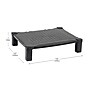 Mind Reader Adjustable Plastic Monitor/Laptop Stand, Black (PLMONST-BLK)~#|#~3AB34D52-0A42-416B-81BD49C1B5A5DE21_sc7
