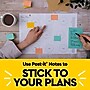 Post-it Notes, 3" x 5", Beachside Café Collection, 100 Sheet/Pad, 5 Pads/Pack (655AST)~#|#~3AB47D48-B148-4899-A90F31714C62D938_sc7