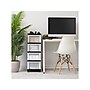 Iris 4-Drawer Storage Cart, Black/Clear (585002)~#|#~3ABC3A6C-4E67-4281-AA8E9AAA933890DA_sc7