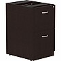 Lorell Essentials 2-Drawer Stationary File/File Cabinet, Letter/Legal Size, Lockable, 28.3"Hx 16"Wx 22"D, Espresso/Silver Brush~#|#~3B1B328A-DEB0-4F2D-8DAB72CE49148E44_sc7