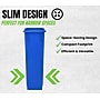 Alpine Industries Polypropylene Recycling Bin, 23 Gallon, Blue, 3/Pack (ALP477-R-BLU-3PK)~#|#~3B25DBBF-1F98-4FF3-A9AA1CC7A9C62AFF_sc7