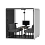 FlexiSpot WorkCube Series Sound Absorbing 6 Person Privacy Booth, White (P6FW-KIT)~#|#~3B43B215-6631-42FB-963754F65955E831_sc7