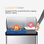 simplehuman Code V Custom Fit Drawstring Blue Recycling Trash Bag Liner, 16-18 Liter/4.2-4.8 Gallon, 240 Count~#|#~3B47F987-3888-4FB5-B27C7713A560C51C_sc7