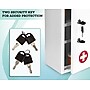 Viva Comfort Steel Locking Surface-Mount Medicine Medical Cabinet with Pocket, 1.1 cu. ft., White (ADI999-06-WHI-MK)~#|#~3B694F11-4A6D-473D-AF9CC1BFD425D7F0_sc7