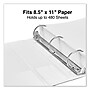 Universal 2" 3-Ring View Binders, D-Ring, White, 4/Pack (UNV20746PK)~#|#~3BC0AE99-FAC9-4A37-A74B3719BBE69DC5_sc7
