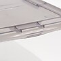 Iris 17 Quart Snap Top Plastic Snap Closure Storage Bin, Clear, 8/Pack (500156)~#|#~3BD01F3A-EAAE-4D77-A0CC77E13D017DBA_sc7