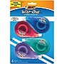 BIC Wite-Out Correction Tape, White, 4/Pack (WOTAPP418-WHI)~#|#~3C0E2BEA-3436-491D-A9F7FA82608B459E_sc7
