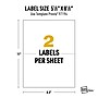 Avery UltraDuty Inkjet Rectangle Multipurpose Labels, 5-1/2" x 8-1/2", White, 100 Labels/Box ( 97194)~#|#~3C395319-0AB0-483C-8EB0DF5D1D86BFF5_sc7