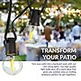 Newhouse Lighting Globe Party LED String Lights, 50 ft., Black (PSTRINGLED50)~#|#~3C4DD26D-A76C-4978-A94EBBE6F6445721_sc7