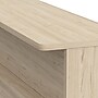 Bush Business Furniture Arrive 60"W L Shaped Reception Desk with Shelf, Natural Elm (ARV003NE)~#|#~3C62ED91-10AB-4BE0-82EE0B7212B017B0_sc7