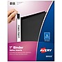 Avery Binder Spine Inserts, For 1 Inch Ring Binders, 40 Cardstock View Binder Spine ID Inserts (89103)~#|#~3C6584CF-D49D-4FF6-A3ABC73607762DA1_sc7