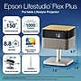 Epson Lifestudio Flex Plus Wireless 4K PRO-UHD Portable Lifestyle Projector, Black (V11HB76620)~#|#~3CAF35A8-AF9E-4EF5-900ECEEE3563085C_sc7