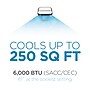 Commercial Cool 115-Volt 10,000 BTU (6,000 BTU DOE) Portable Air Conditioner, with Remote, White (CPT06WB)~#|#~3CB0F165-2829-45B6-85D5CFF83CE2EB10_sc7