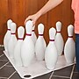 Champion Sports Plastic Bowling Pin Set, Red/White, 10/Set (CHSBP10)~#|#~3CB5D648-DEF0-4135-BDB5517656435F01_sc7