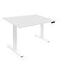 Mount-It! Dual Motor 48"W Electric Rectangular Adjustable Standing Desk, White (MI-18119)~#|#~3CDBF008-B1CC-4DCC-88AB560964A75B0A_sc7