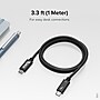 Plugable Thunderbolt-4 EPR 3.3' Cable, 240W, Black (TBT4-240W-1M)~#|#~3CEFD15B-D2DF-4ED7-A277AA80E1AD1BD2_sc7