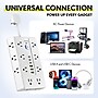 Overtime OS70 22-in-1 Multi-Port 16-Outlet 3 USB-A 3 USB-C Ports Power Strip, White (OADOS70)~#|#~3CF14446-93A2-4C0F-9F311D05A864CCC1_sc7