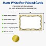 Avery Rectangle Matte Blank Card, White, 20/Pack (19479370985)~#|#~3D14C35F-9BD8-48C0-984DB0A283C33E4F_sc7