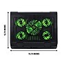 Enhance GX-C1 Laptop Cooling Stand, with 5 LED Fans, Dual USB Ports & Adjustable Height, Green (ENGXC10100GNEW)~#|#~3D1707AE-E5AA-4B2A-ACCC3B2EC9E9B4CB_sc7