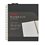 Staples Pro120 Elite™ Flexible Cover Notebook, 8.5" x 11", Narrow Ruled, 90 Sheets, Black (ST63367)~#|#~3D3D1017-16CF-4A96-A76E319EC4B847A8_sc7