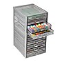 Mind Reader Storage Drawer, 10 Drawers, Metal, Silver (10CABMESH-SIL)~#|#~3D4C1110-1FDC-4F5A-949FFE4F8FF2A68E_sc7