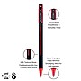 uni-ball Jetsream 101 Ballpoint Pen, Medium Point, 1.0mm, Red Ink, Dozen (1768013)~#|#~3D5E7F72-1B4B-40E7-9D3D90E1721D1D28_sc7